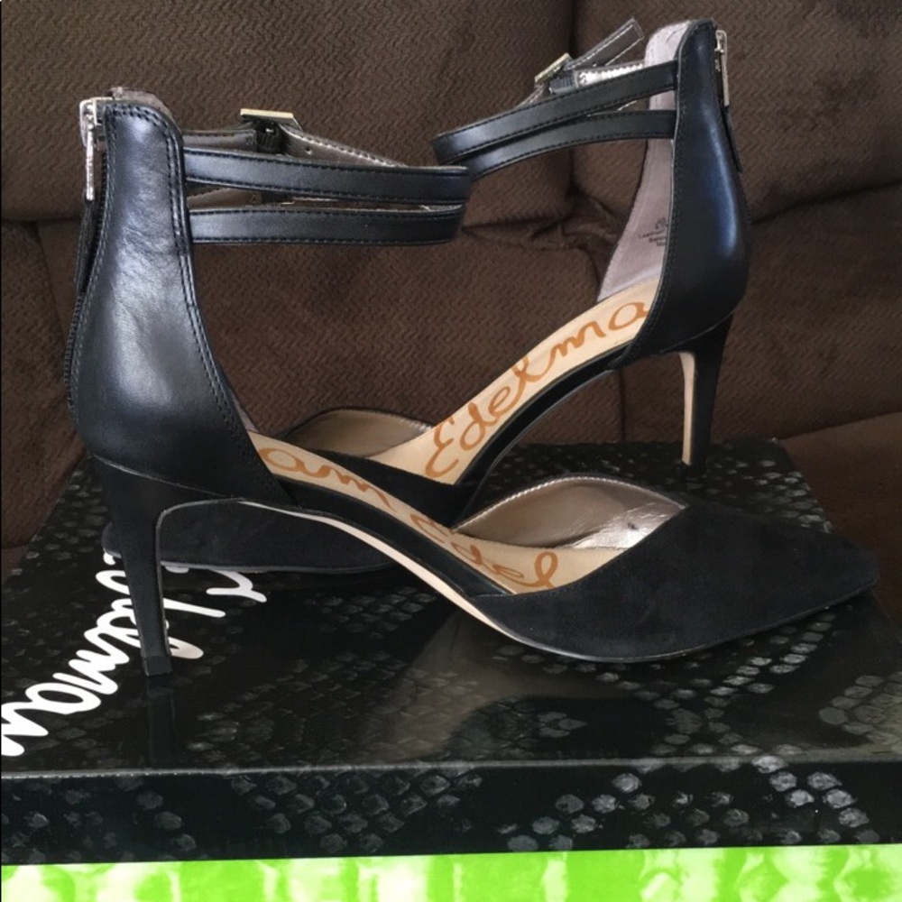Sam Edelman slingback suede heels
